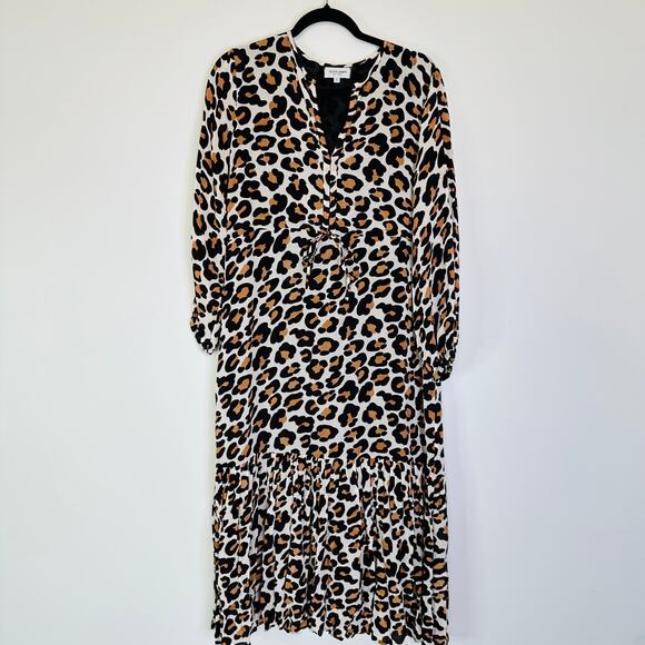 Olivia James the Label Lydia Dress in leopard cheetah animal print - Picture 1 of 9